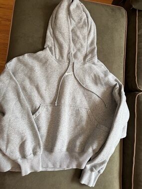 Nike Women's Light Gray Pullover Hoodie